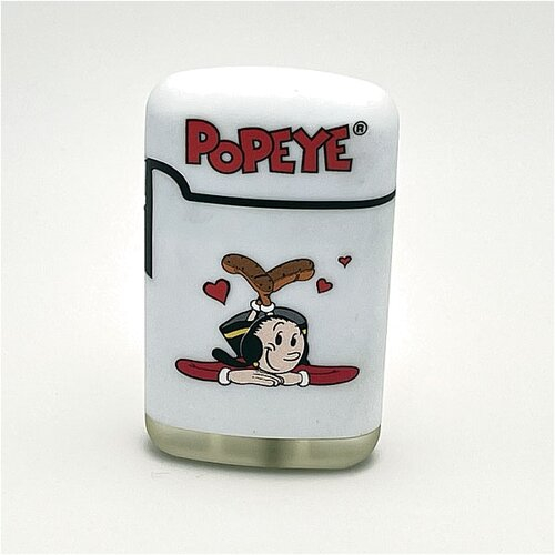 Easy Torch Popeye Olivia Motiv Feuerzeug weiß Easy Torch Popeye Olivia Motiv Feuerzeug weiß