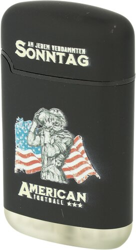 Easy Torch Relief American Football Feuerzeug Schwarz 1v4