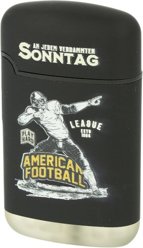 Easy Torch Relief American Football Feuerzeug Schwarz 2v4