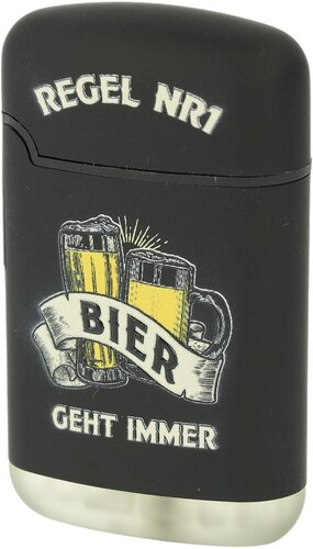 Easy Torch Relief Bier Feuerzeug Schwarz 2v4 Easy Torch Relief Bier Feuerzeug Schwarz 2v4