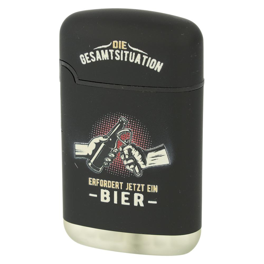 Easy Torch Relief Bier Feuerzeug Schwarz 3v4 Easy Torch Relief Bier Feuerzeug Schwarz 3v4