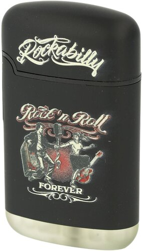 Easy Torch Relief Rockabilly Feuerzeug Schwarz 2v4