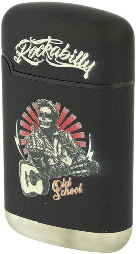 Easy Torch Relief Rockabilly Feuerzeug Schwarz 4v4