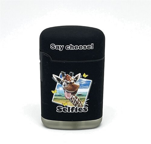 Easy Torch Say Cheese! Giraffe Motiv Feuerzeug 