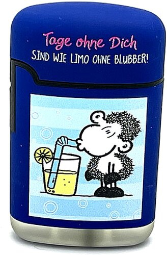 Easy Torch Tage ohne dich Feuerzeug blau Easy Torch Tage ohne dich Feuerzeug blau