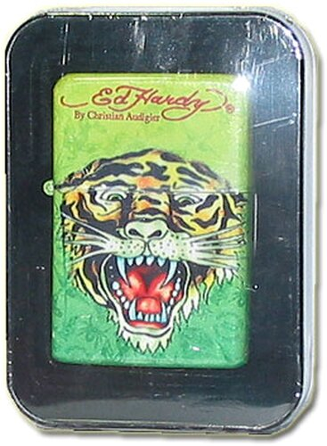 Ed Hardy Z-Plus Sturmfeuerzeug Tattoo Tiger 