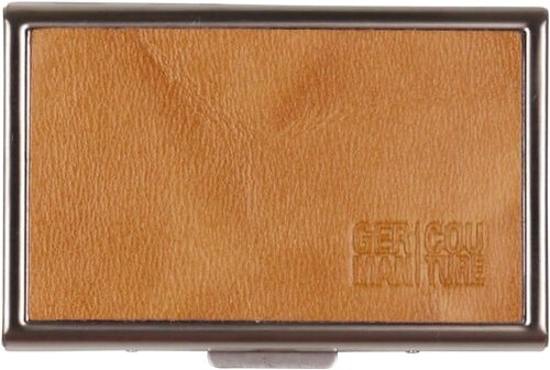 Edelstahl-Etui Echt Leder hellbraun für 20 IQOS Heets Edelstahl-Etui Echt Leder hellbraun für 20 IQOS Heets