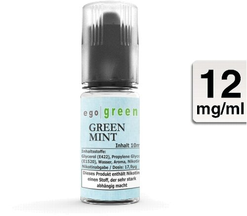 Ego Green E-Liquid Green Mint 12mg