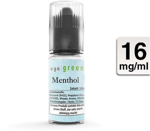 Ego Green E-Liquid Menthol 16ml