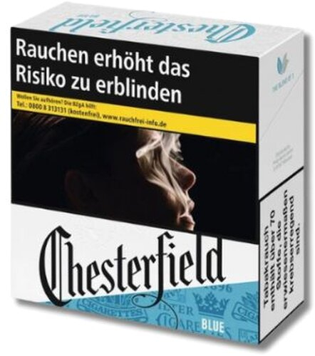 Einzelpackung Chesterfield Blue Zigaretten (1x25)
