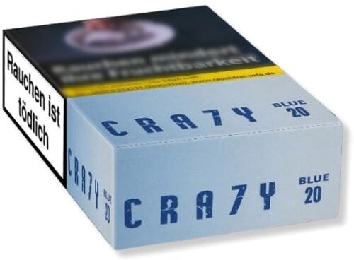 Einzelpackung Crazy Blue Filterzigaretten (1x20)