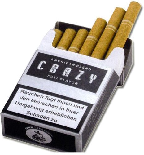 Einzelpackung Crazy Filterzigarillos Black mit Naturdeckblatt