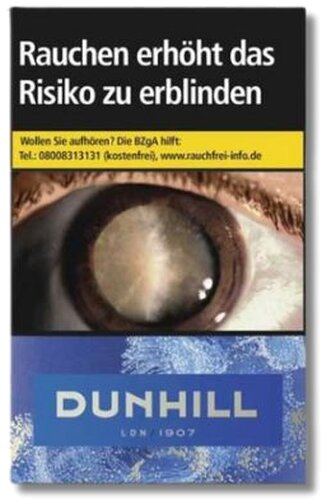 Einzelpackung Dunhill KS Blue Zigaretten (1x20)
