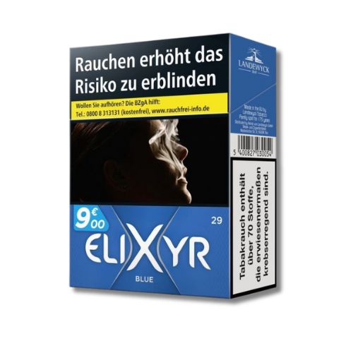 Einzelpackung Elixyr Blue XXL Zigaretten (1x27)
