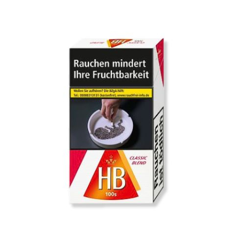 Einzelpackung HB 100 mm Classic Blend Zigaretten (1x20)