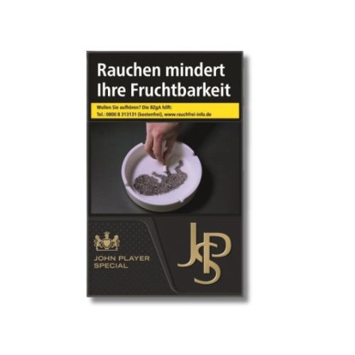 Einzelpackung John Player Special JPS Black Zigaretten (1x20)