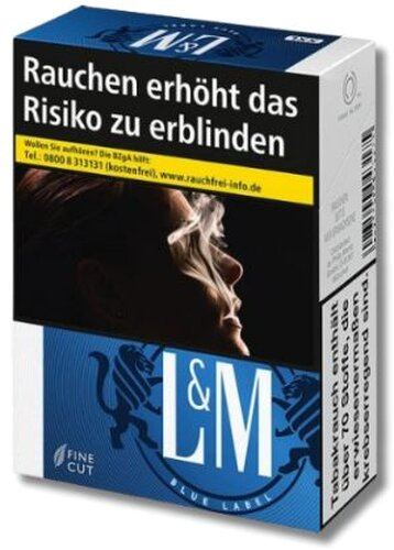 Einzelpackung L&M Blue Label XL Zigaretten (1x22)