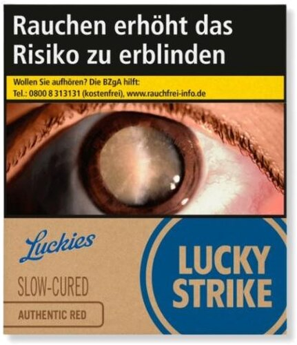 Einzelpackung Lucky Strike Authentic Blue Super Zigaretten (1x29)