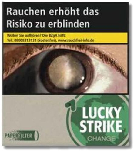 Einzelpackung Lucky Strike Change Dark Green Zigaretten (1x24)