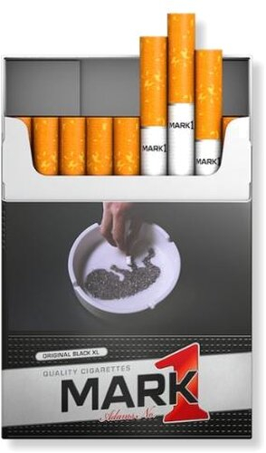 Einzelpackung Mark Adams No. 1 Black Big Box Zigaretten (1x25)