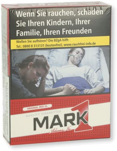Einzelpackung Mark Adams No. 1 Red Zigaretten (1x20)