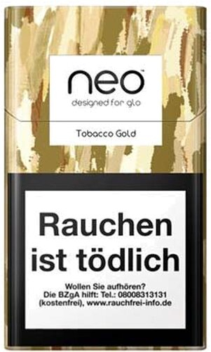 Einzelpackung neo Gold Tobacco Sticks für Glo 1 x 20 Stück