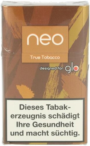 Einzelpackung neo True Tobacco (ehemals Rounded Tobacco) Sticks für Glo