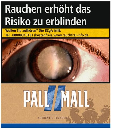 Einzelpackung Pall Mall Authentic Blau Super Zigaretten (1x31)