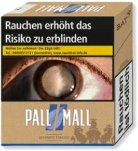Einzelpackung Pall Mall Authentic Blue Xtra (1x36)