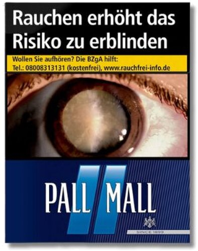 Einzelpackung Pall Mall Blau XXL Zigaretten (1x22)