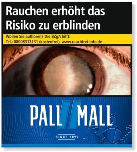Einzelpackung Pall Mall Blue King Zigaretten (1x40)