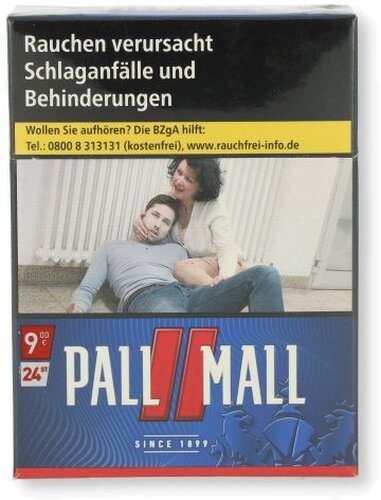 Einzelpackung Pall Mall Rot XXL Zigaretten (1x22)