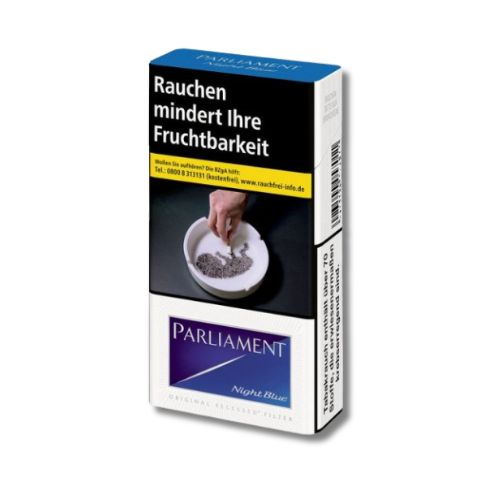 Einzelpackung Parliament Night Blue 100mm Long Zigaretten (1x20)
