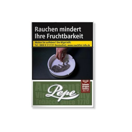 Einzelpackung Pepe Rich Green ohne Zusätze Zigaretten (1x29)