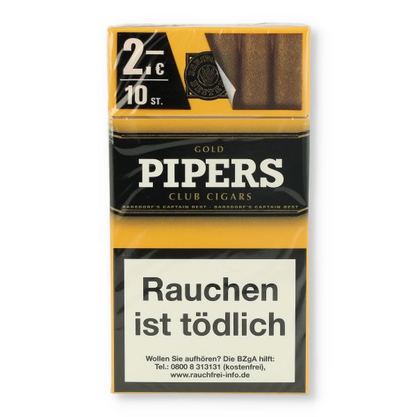 Einzelpackung Pipers Little Cigars Gold Vanilla Zigarren