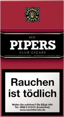Pipers Little Cigars Red Cherry (1x10) Zigarillos