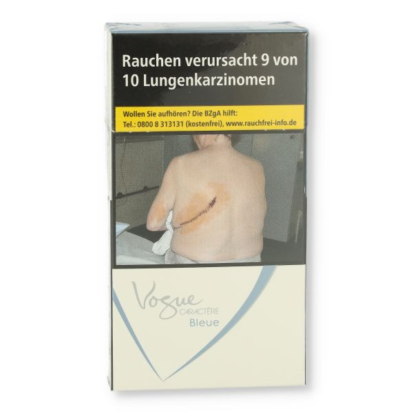 Einzelpackung Vogue Caractere Blau 100mm Zigaretten (1x20)