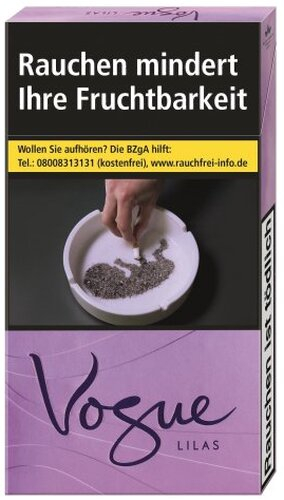 Einzelpackung Vogue SuperSlims Lilas 100 mm (1x20)