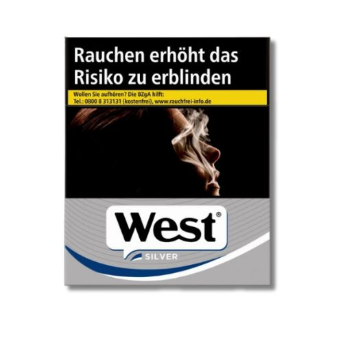 Einzelpackung West Silver Zigaretten (1x25)
