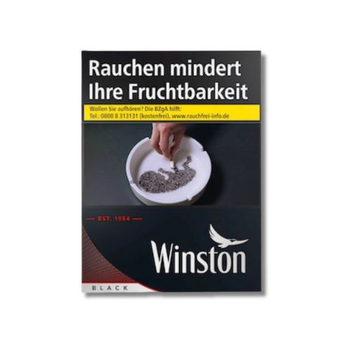 Einzelpackung Winston Black Zigaretten (1x20)