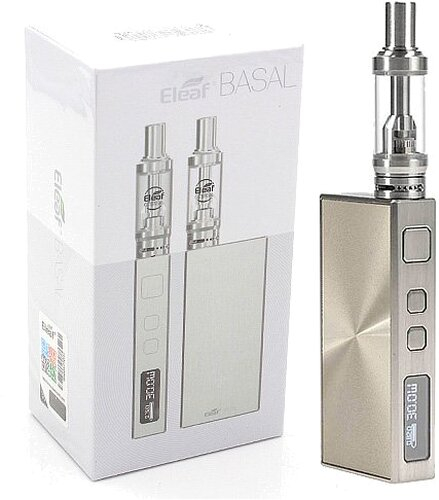 Eleaf Basal e-Zigaretten Kit Silver Eleaf Basal e-Zigaretten Kit Silver