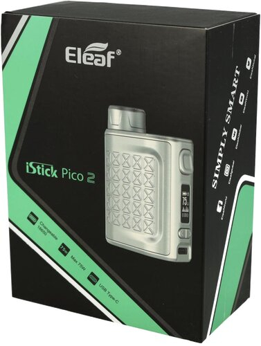 Eleaf iStick Pico 2 Akkuträger - Silber Eleaf iStick Pico 2 Akkuträger - Silber