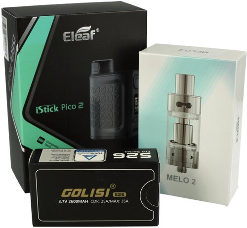 Eleaf iStick Pico 2 Full Kit Set, Schwarz Eleaf iStick Pico 2 Full Kit Set, Schwarz