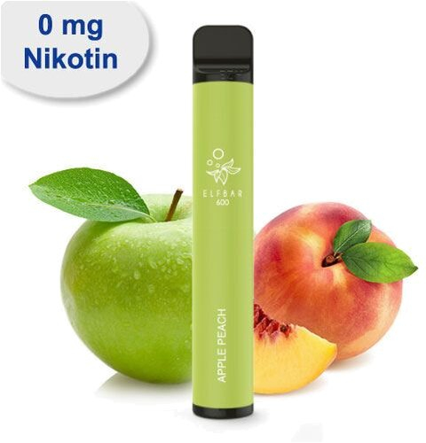 Elf Bar 600 Apple-Peach Einweg E-Zigarette ohne Nikotin Elf Bar 600 Apple-Peach Einweg E-Zigarette ohne Nikotin