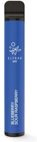 Elf Bar 600 Blueberry-Sour-Raspberry Aroma Einweg E-Zigarette 20mg Nikotin