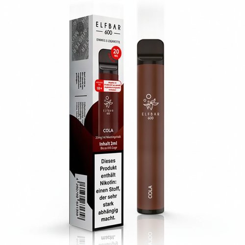 Elf Bar 600 Cola Einweg E-Zigarette 20mg