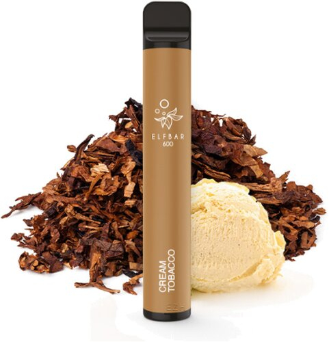 Elf Bar 600 Cream-Tobacco Aroma Einweg E-Zigarette 20mg Nikotin Elf Bar 600 Cream-Tobacco Aroma Einweg E-Zigarette 20mg Nikotin