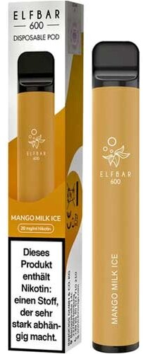 Elf Bar 600 Einweg E-Zigarette Mango Milk 20mg Elf Bar 600 Einweg E-Zigarette Mango Milk 20mg