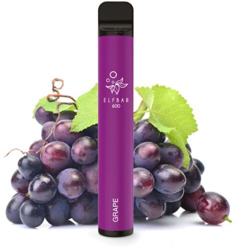 Elf Bar 600 Grape Aroma Einweg E-Zigarette 20mg Nikotin
