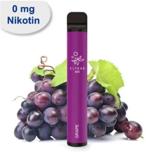 Elf Bar 600 Grape Aroma Einweg E-Zigarette ohne Nikotin